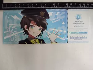 Tarjeta estilo boleto hololive Oozora Subaru tienda oficial en la estación de Tokio 2024 - Imagen 1 de 2