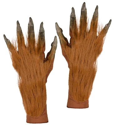 Werwolfhände mit Fell Hände Handschuhe mit Fell Werwolf Halloween Wolf 120022013 - Bild 1 von 4