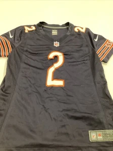 Chicago Bears D.J. Moore Blue Nike On Field Jersey Women’s Large New - Picture 1 of 6