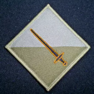 42ND (NORTH WEST ) BRIGADE TACTICAL RECOGNITION FLASH DESERT. - Picture 1 of 1