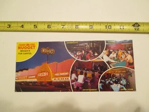 Carson City Nevada Nugget Postcard Oversized - Picture 1 of 2