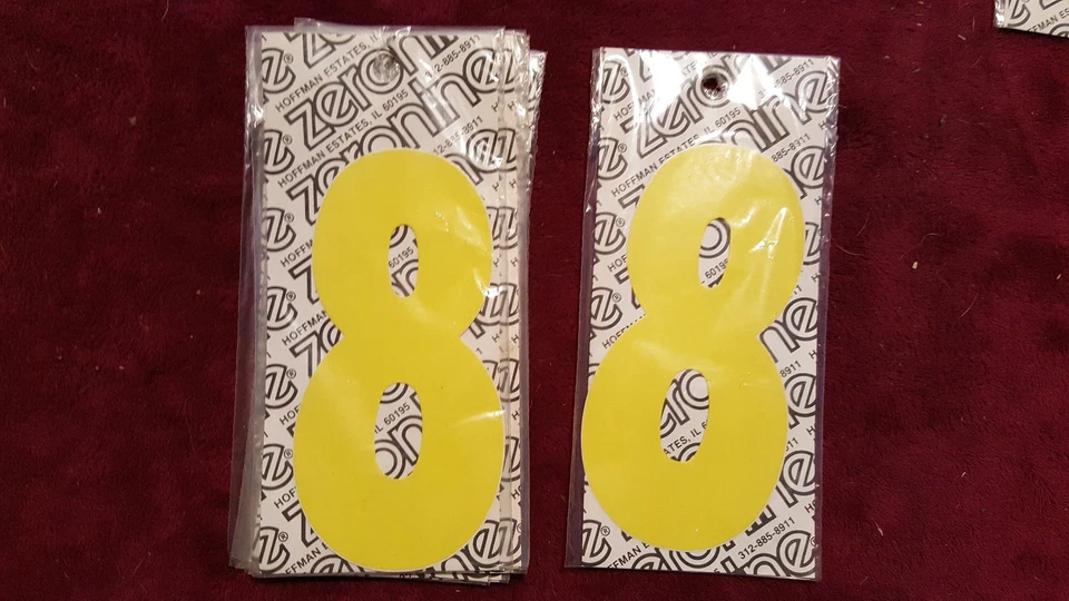 OLD SCHOOL BMX ZERONINE MATRÍCULA NÚMERO #8 4 MANGOSTA REDLINE GT JMC CW Foto 1 de 1