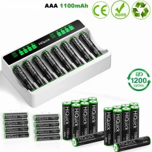 1100mAh AAA Wiederaufladbare Wiederaufladbar Rechargeable Akku Battery Batterie - Bild 1 von 18
