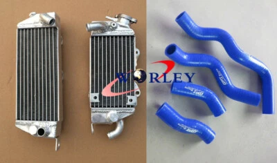 Radiador completo de aluminio + mangueras para Kawasaki KLX250 KLX250R KLX 250 R 1993-1996 Foto 1 de 4