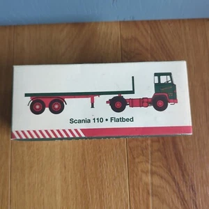 Oxford STOB009 Scania 110 Flatbed Trailer Eddie Stobart 1:76 Scale NEW - Picture 1 of 3
