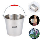 steel bucket Metal Tin Pails Stainless Steel Round Container