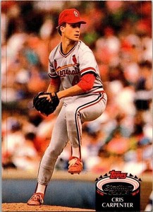 Cris Carpenter St. Louis Cardinals 429 Topps Stadium Club 1992 Baseball Card