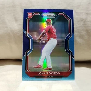 Johan Oviedo 2021 Prizm Baseball Prizms 2 Rookie Card Tier II Lot #176 Cardinals - Picture 1 of 7