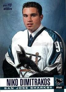 2003-04 Pacific Blue #294 Niko Dimitrakos