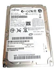Fujitsu MHV2200BT 200GB 4200RPM SATA 1.5Gb/s 8MB Cache 2.5-in HDD - Picture 1 of 2