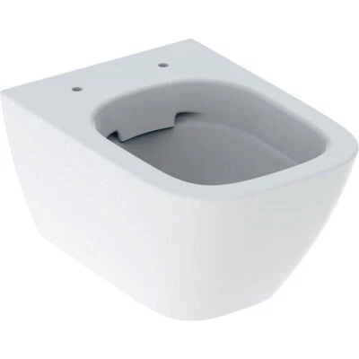 Geberit Smyle Square Wand-WC Tiefspüler, verkürzte Ausladung, geschlossene Form, - Bild 1 von 2