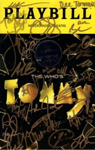 The Who's Tommy Signed Autographed Cast Opening Night Playbill - Picture 1 of 2