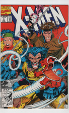 X-Men #4 1st Appearance App of Omega Red Jim Lee Cover Marvel Comics 1992