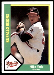 1990 CMC Buffalo Bisons  Mike York #11