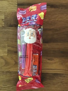 Santa Claus Seasons Greetings PEZ Dispenser 2012 in Red Bag #PD464 - Picture 1 of 3