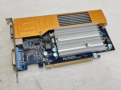 GeForce 8400 GS, 512MB, VGA, DVI, PCI-E, Gigabyte GV-NX84S512HP, WORKING CARD - Image 1 of 4
