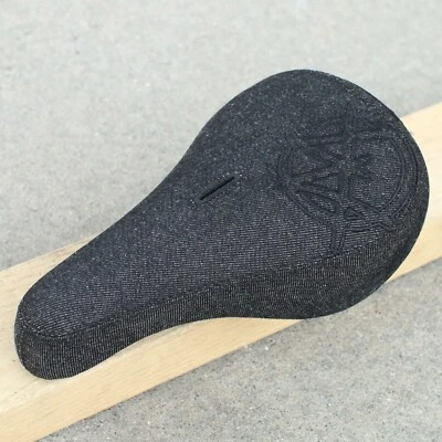 DEMOLITION BMX MARKIT BICYCLE PIVOTAL BLACK DENIM w/ BLACK LOGO - Image 1 of 2