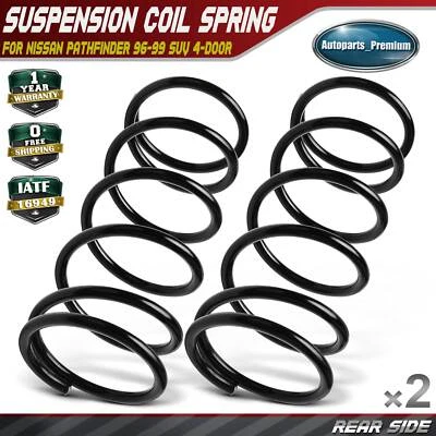 2 задние боковые пружины катушки для 4-дверного Nissan Pathfinder 1996-1999 Sport Utility - Изображение 1 из 4