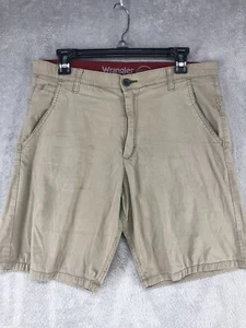 Wrangler Outdoor Mens Khaki Linerless Athletic Hiking Shorts Size 33 - Picture 1 of 6