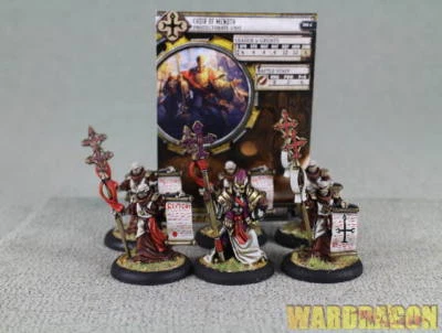 30mm Warmachine WDS painted The Protectorate of Menoth Choir of Menoth n83 - Image 1 of 4