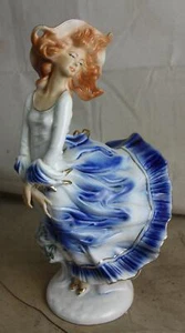 feine Porzellanfigur Tänzerin - Bild 1 von 1