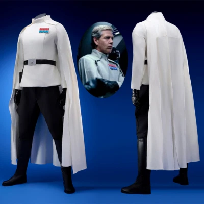 Rogue One A Star Wars Story Orson Krennic Costume Cosplay Suit With Cloak - Image 1 of 4