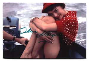 Olive Sturgess Autographed 4x6 Photo On Boat - Picture 1 of 2
