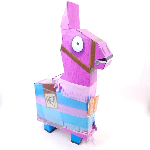 Fortnite JUMBO LOOT PINATA w/ 2 Figures + 100 Pieces 25" Tall Brand NEW & Sealed Cover