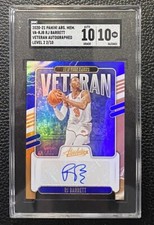 2020-21 Panini Absolute Veteran Auto Gold Level 2 RJ Barrett /10 SGC 10/10 Gem