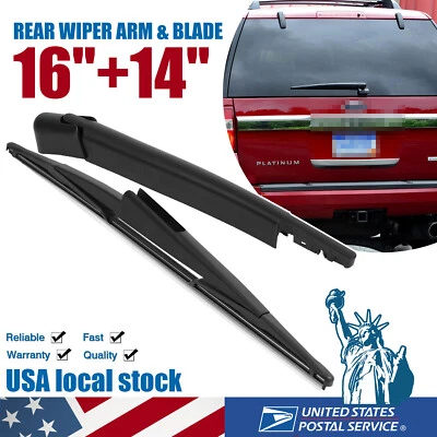 Juego de brazo y cuchillas limpiaparabrisas ventana trasera para Lincoln Navigator 2009-2017 Foto 1 de 4