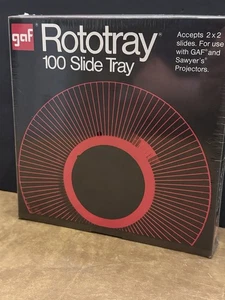 GAF Rototray 100 Slide Tray Projector Sawyer's 2 x 2 Slides New And Sealed - Picture 1 of 4