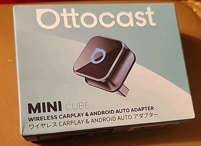 Ottocast Mini USB Wireless Carplay Android Auto Adapter New In Box - Image 1 of 4