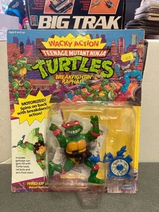 B2 Teenage Mutant Ninja Turtles Breakfightin Raph Playmates 1989 open card - Picture 1 of 4