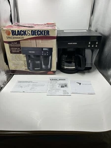 Black & Decker ODC440B Under Cabinet Spacemaker Coffee Maker Black 12 Cup - Picture 1 of 15