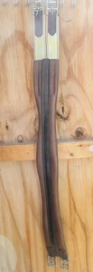 "Hebillas enrollables de cuero marrón Weaver English Hunt Seat circunferencia tamaño 40"" nuevas sin etiquetas" - Imagen 1 de 11