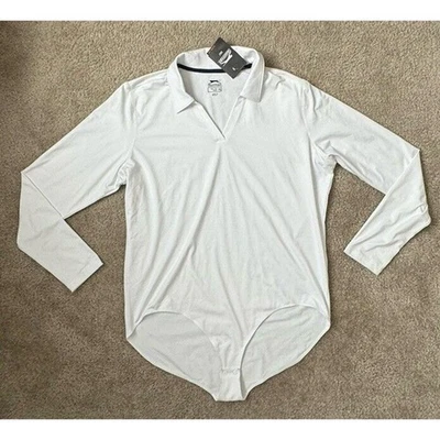 Body de golf Slazenger para mujer talla grande 2XL blanco manga larga una pieza nuevo con etiquetas Foto 1 de 4