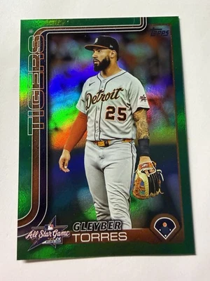 💥GLEYBER TORRES 2025 Topps 更新 #ASG-10 全明星赛绿色箔 #d /99 SP — 第 1/2 张图片