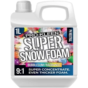 Shampoo Auto Super Snow Foam 1L - Produce Schiuma Extra Spessa - pH - Foto 1 di 5