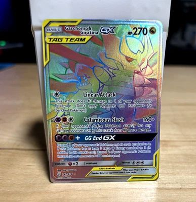 Garchomp & Giratina GX - 247/236 - Unified Minds (Rainbow Full Art) Near Mint - Image 1 of 4