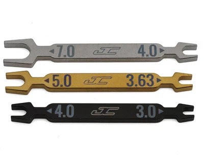 JConcepts Steel Open Double Sided Turnbuckle Wrench (3) [JCO5024] - Image 1 of 2