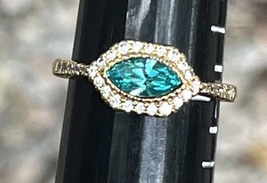 Anillo Joyas Fragantes Tono Oro Talla 7 - Imagen 1 de 15