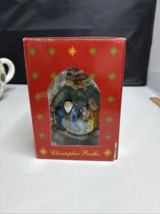VTG 2001 Christopher Radko Santas Around the World 3D Resin Ornament - Picture 1 of 11