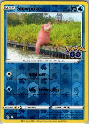 Slowpoke 019/078 - Pokemon GO Reverse Holo Common - Image 1 of 2