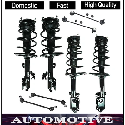 Puntales delanteros y traseros originales con barra estabilizadora para Toyota Camry 2007-2011 garantía de por vida Foto 1 de 2