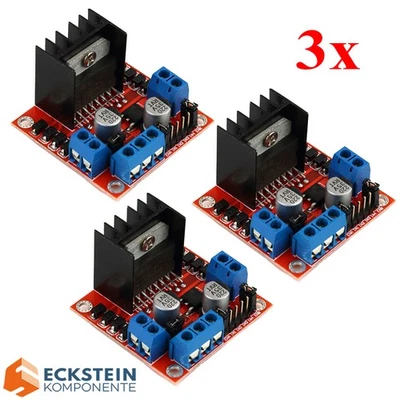 3x L298N Motortreiber Endstufe Schrittmotor Driver Modul Board für Arduino Pi - Bild 1 von 4
