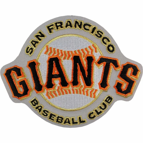 San Francisco Giants Team Gray Sleeve Emblem Patch Road Away Jersey MLB Logo Cover