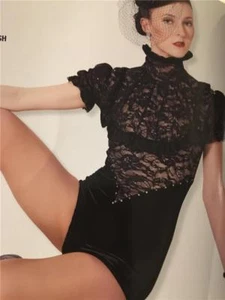 Tanzkostüm Jazz Skate Tap sexy schwarz schwül - Bild 1 von 3