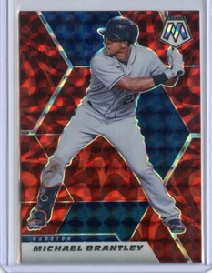 2021 Panini Mosaic Mosaic Reactive Red #92 Michael Brantley - Picture 1 of 1