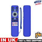 Silicone TV Remote Control Cover Shockproof for TCL RC902N FMR1 Remote (Blue)
