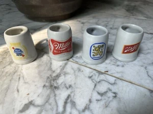 Westdeutsche Münchner Bierkrüge 2" Keramik (4 Miniaturkrüge). - Bild 1 von 6